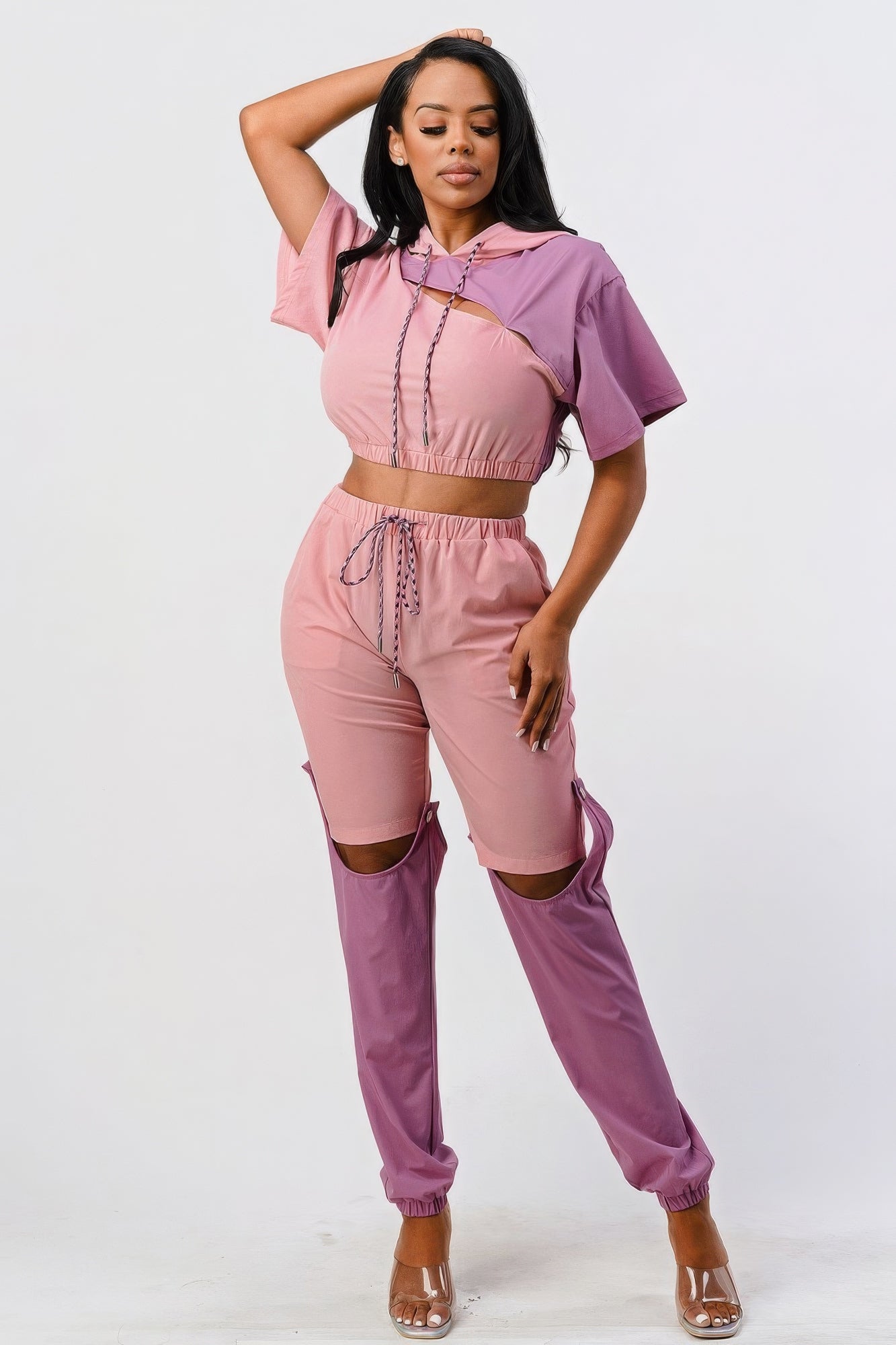 Conjunto transformable de dos piezas