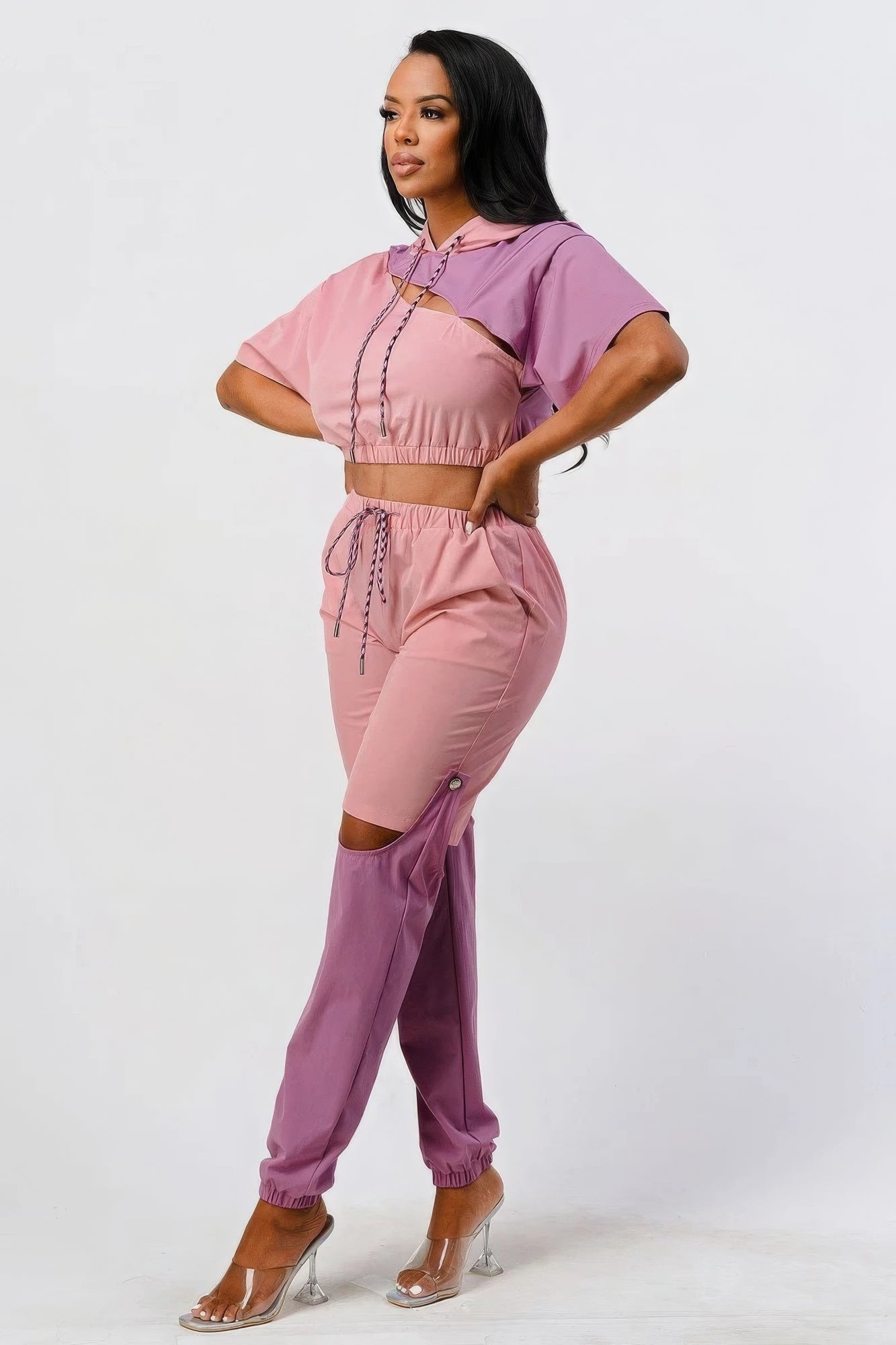 Conjunto transformable de dos piezas