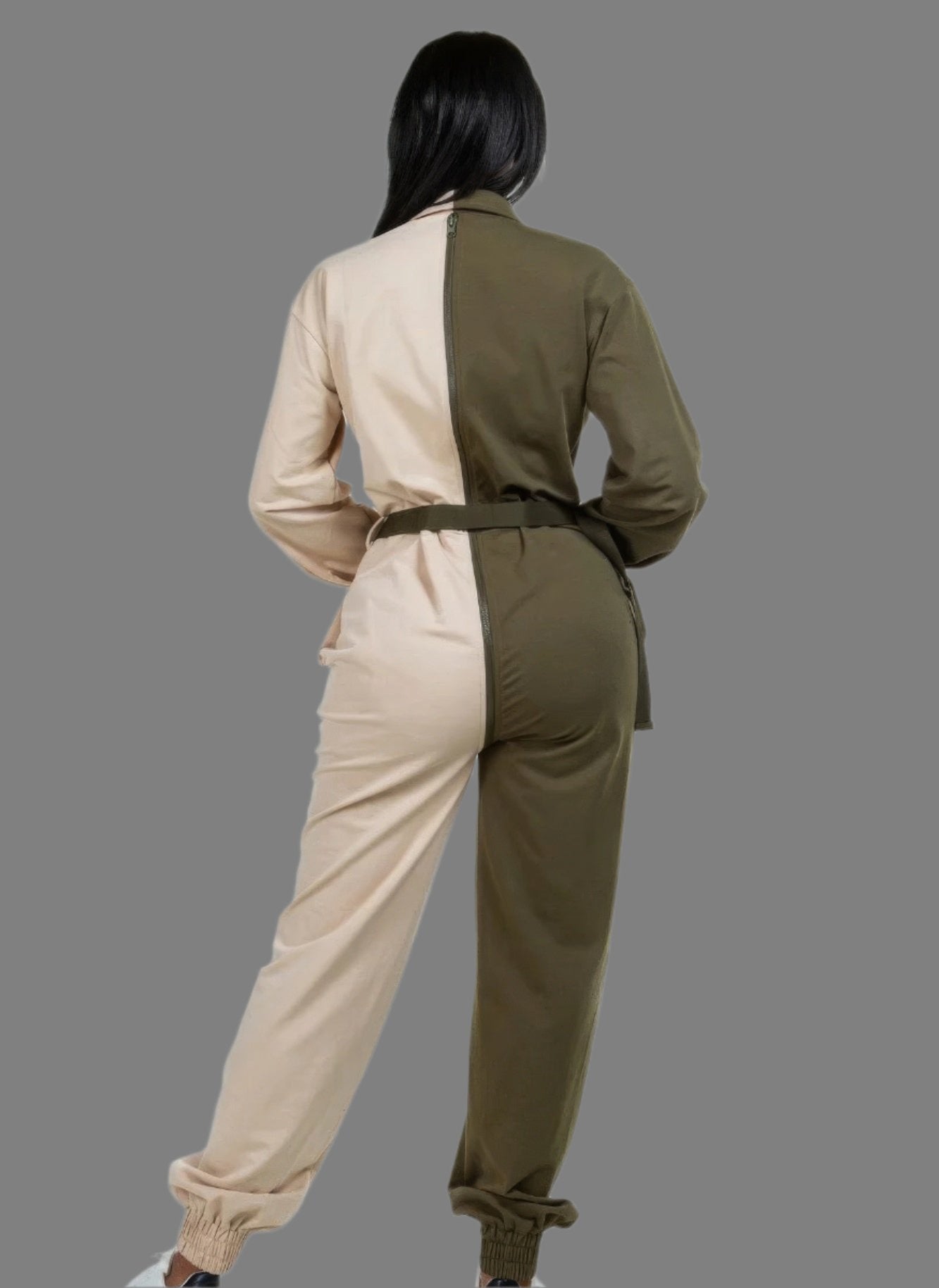 Long Sleeve Oversized Cozy Shirt Jumpsuit