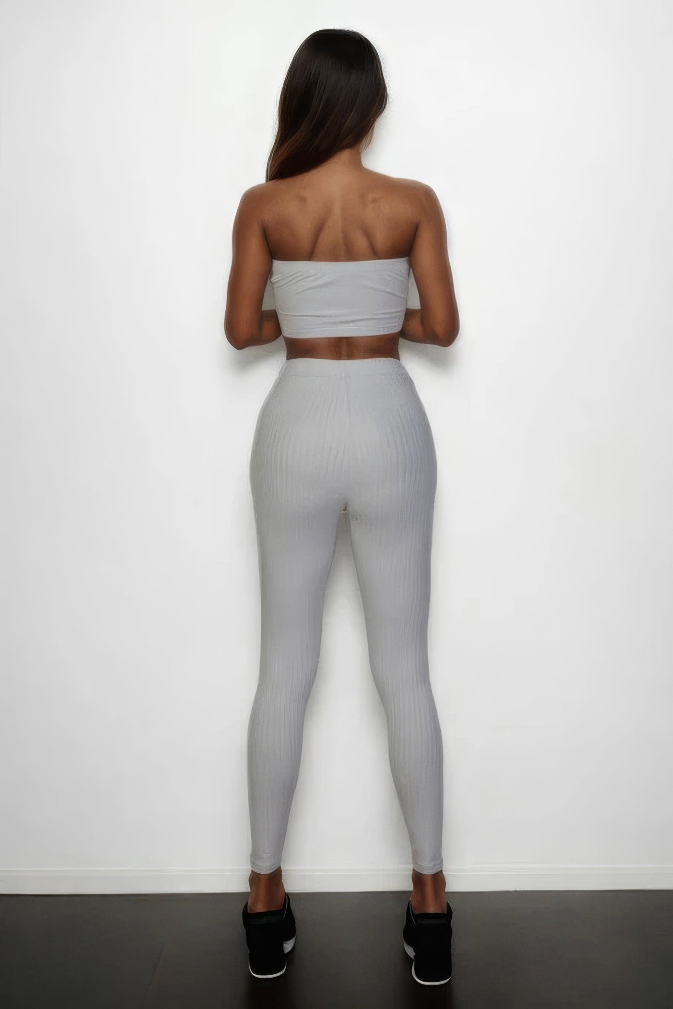 Ensemble haut tube côtelé et leggings