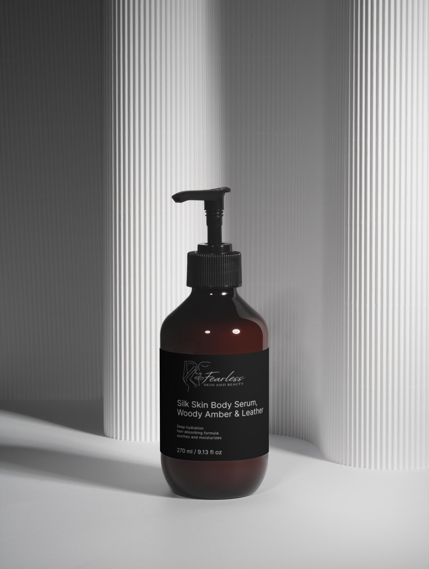 Silk Skin Body Serum, Woody Amber & Leather