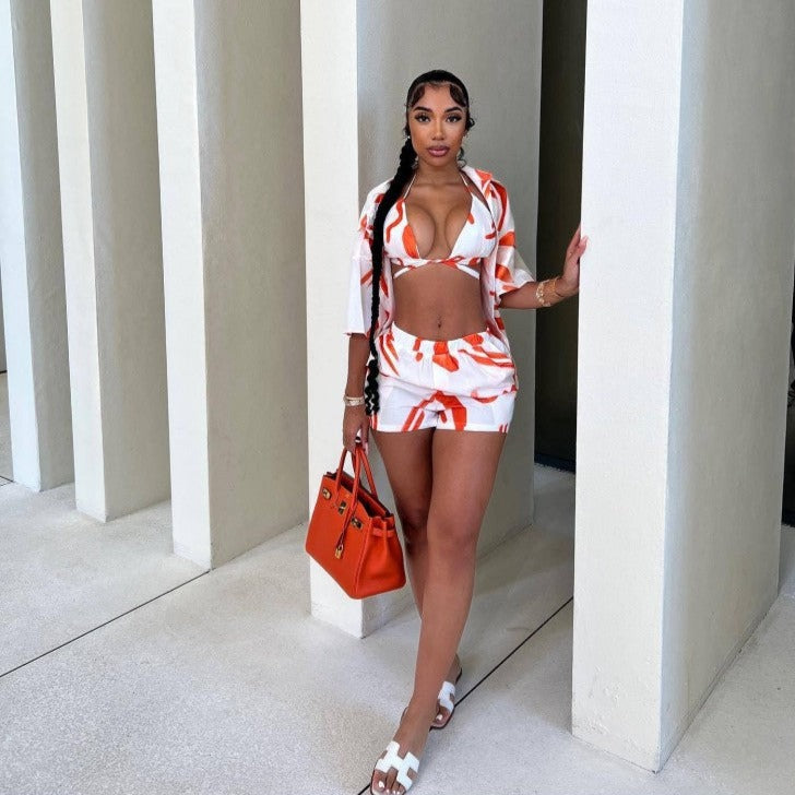 Beach Trouser Three-Piece Set