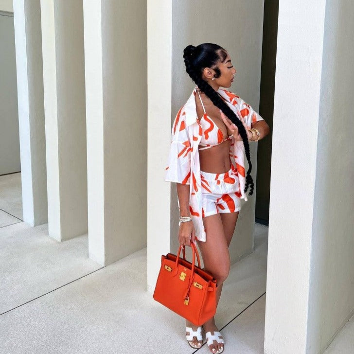 Beach Trouser Three-Piece Set