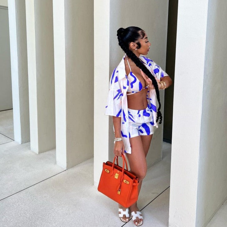 Beach Trouser Three-Piece Set