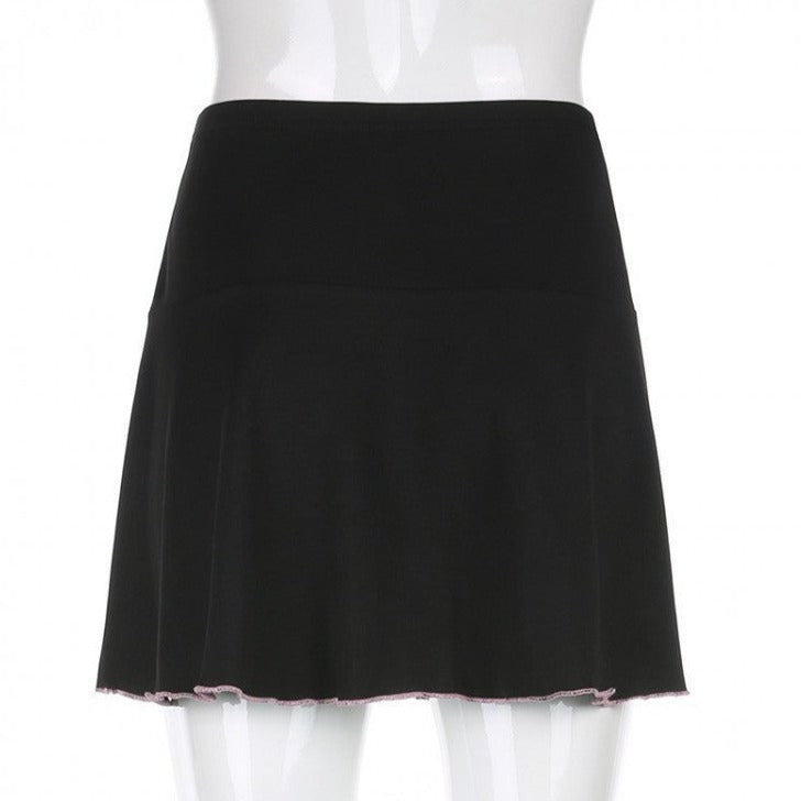 Falda con lazo y cordones
