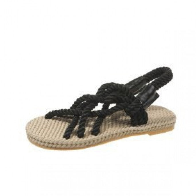Cable Knit Sandals