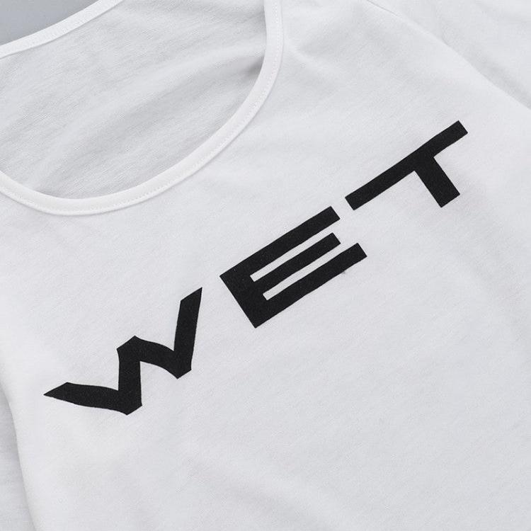 Letter Printed Cropped Long Sleeve T-shirts