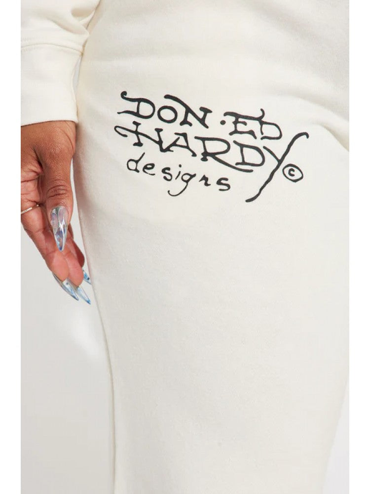 Conjunto de pantalón con capucha y corazón de dragón