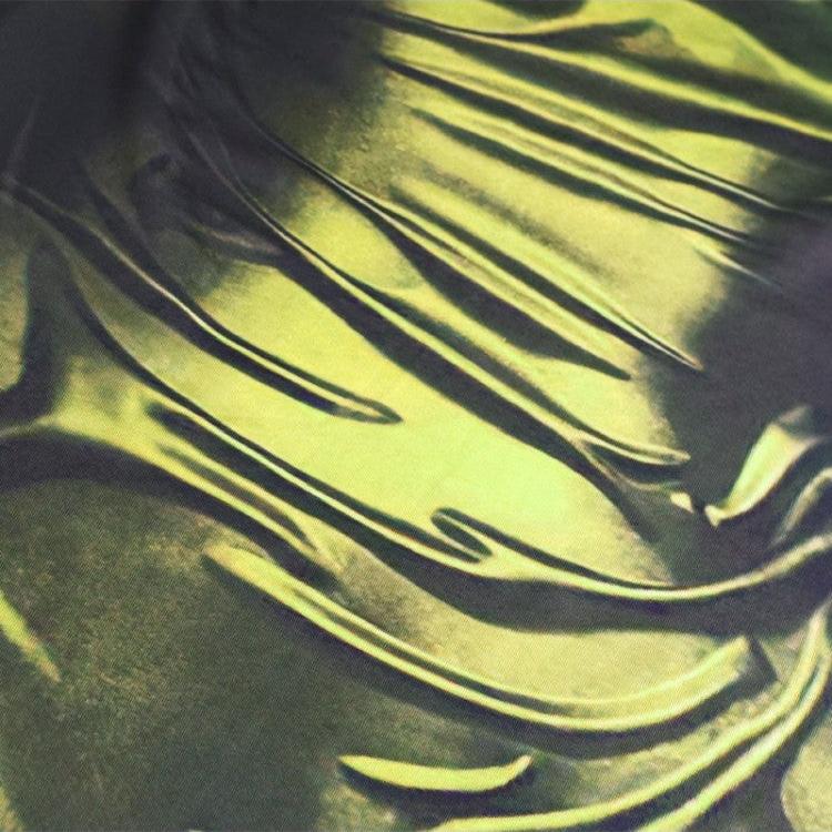 Colorblock Abstract Print Long Sleeves Maxi Dress