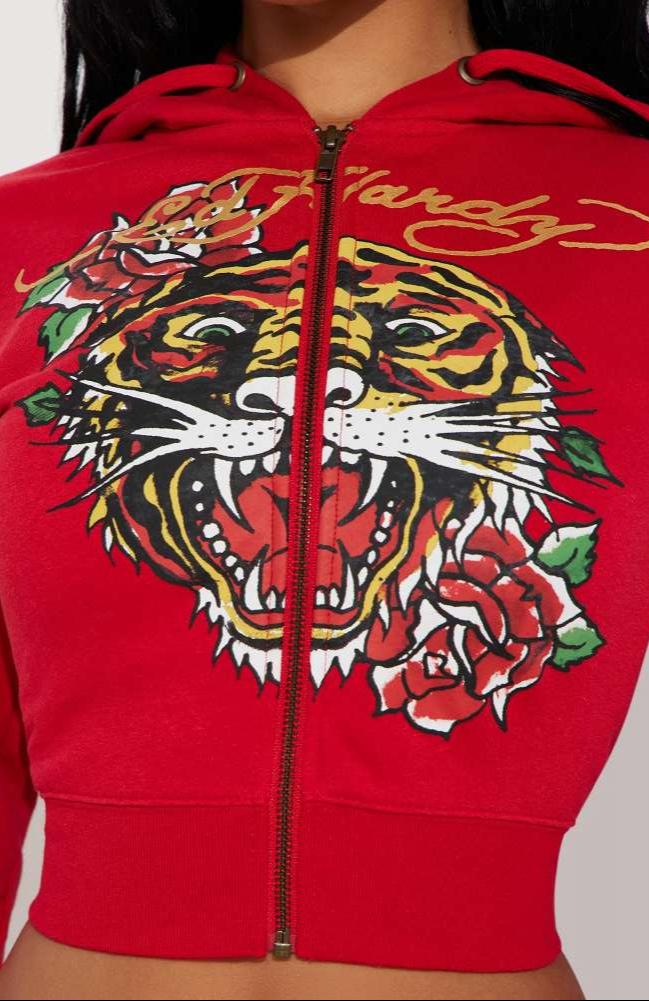 Tiger Roar Floral Printed Hoodies Pant Sets