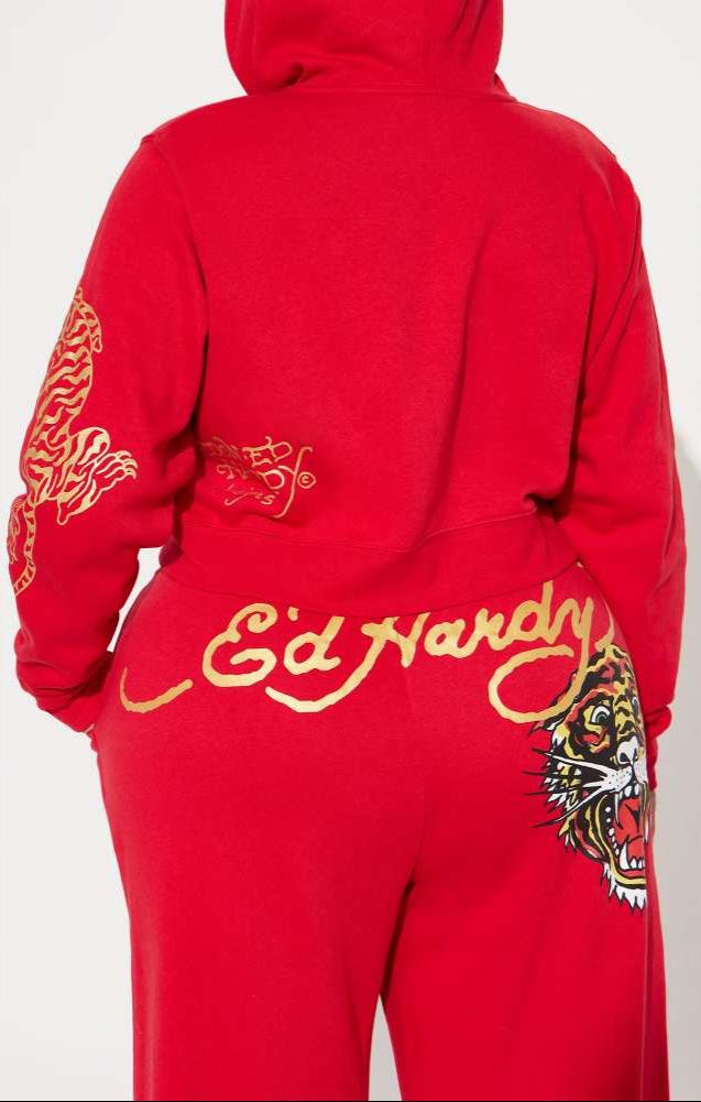 Tiger Roar Floral Printed Hoodies Pant Sets