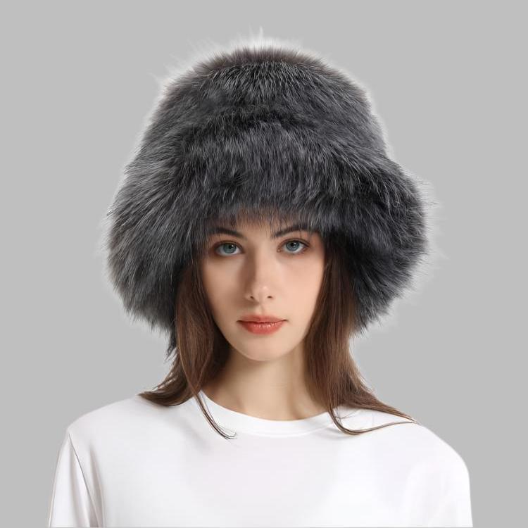 Fluff Solid Color Fuzzy Bucket Hats