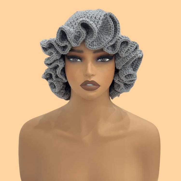 Solid Color Crochet Yarn Hats