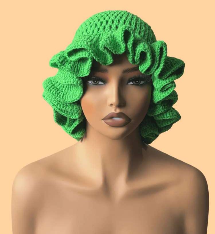 Solid Color Crochet Yarn Hats