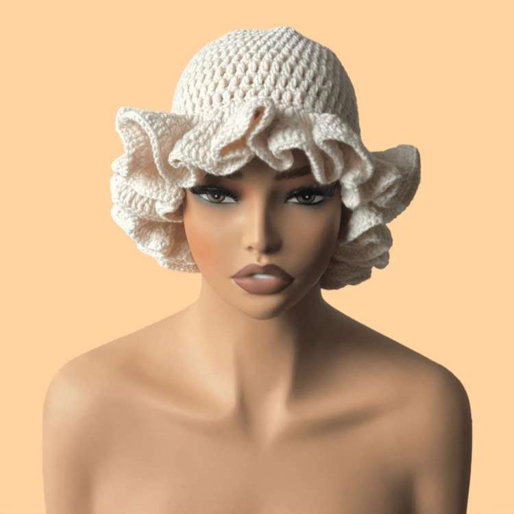 Solid Color Crochet Yarn Hats