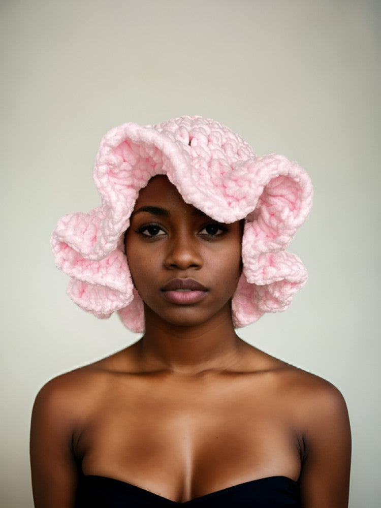 Solid Color Crochet Yarn Hats