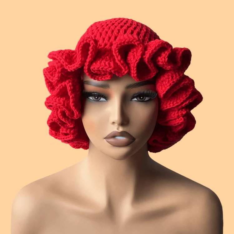 Solid Color Crochet Yarn Hats