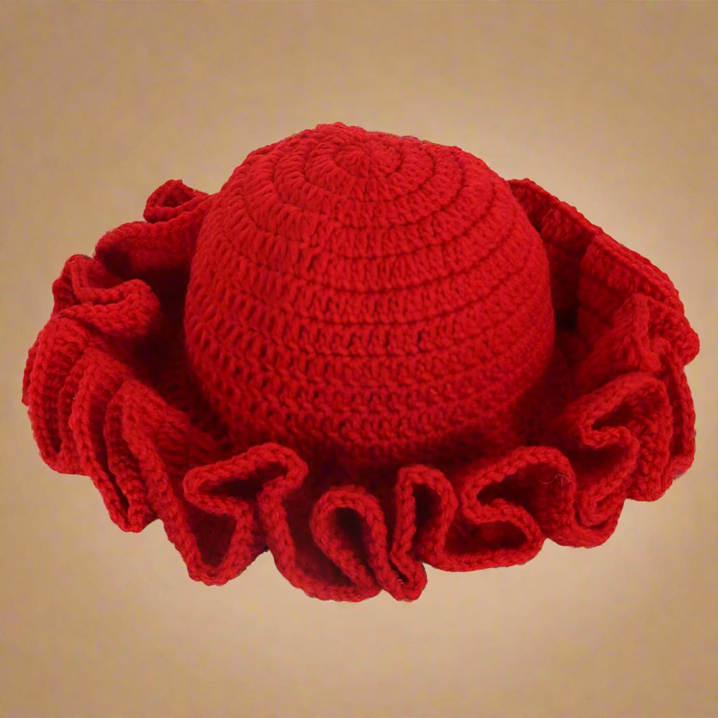 Solid Color Crochet Yarn Hats