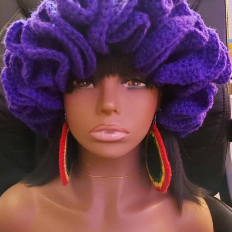 Solid Color Crochet Yarn Hats
