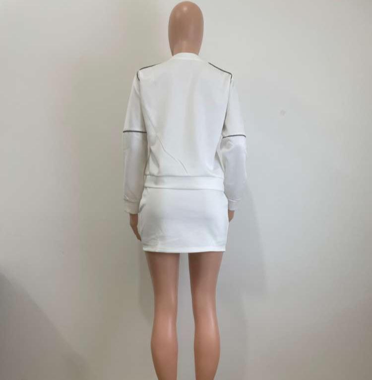 Colorblock Striped Loose Skort Sets