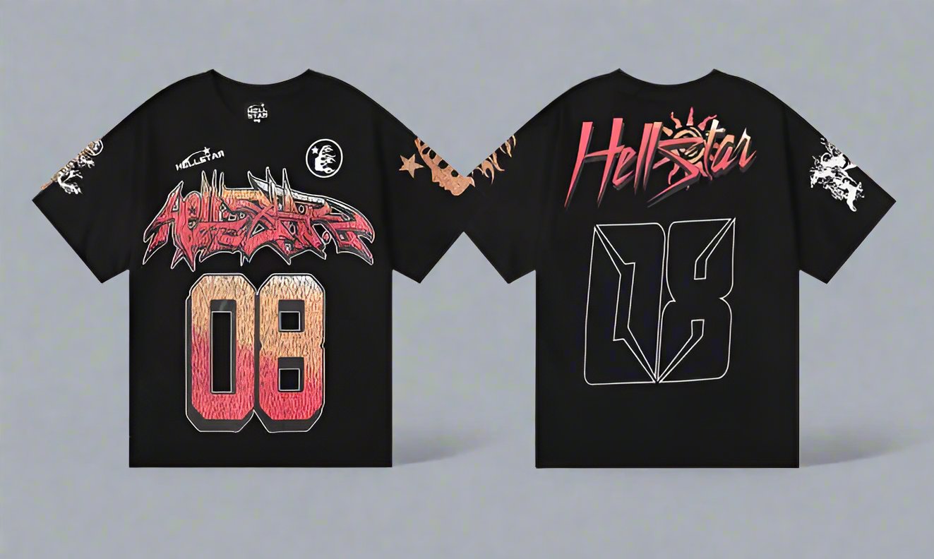 Letter Number Printed Loose T-shirts