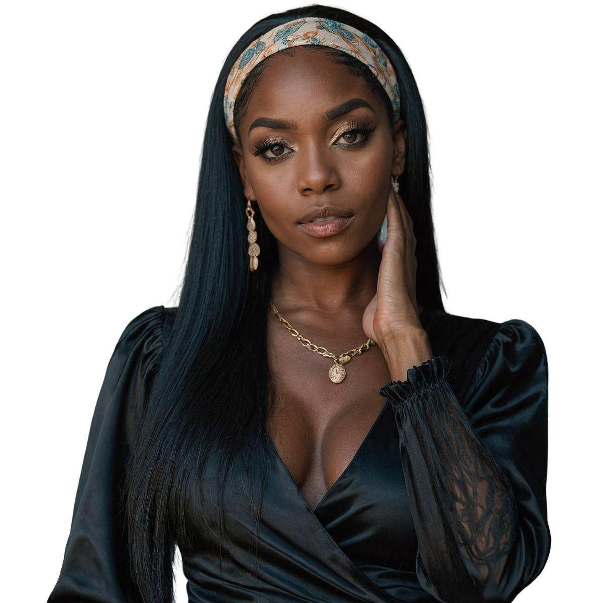 Straight Headband Wig