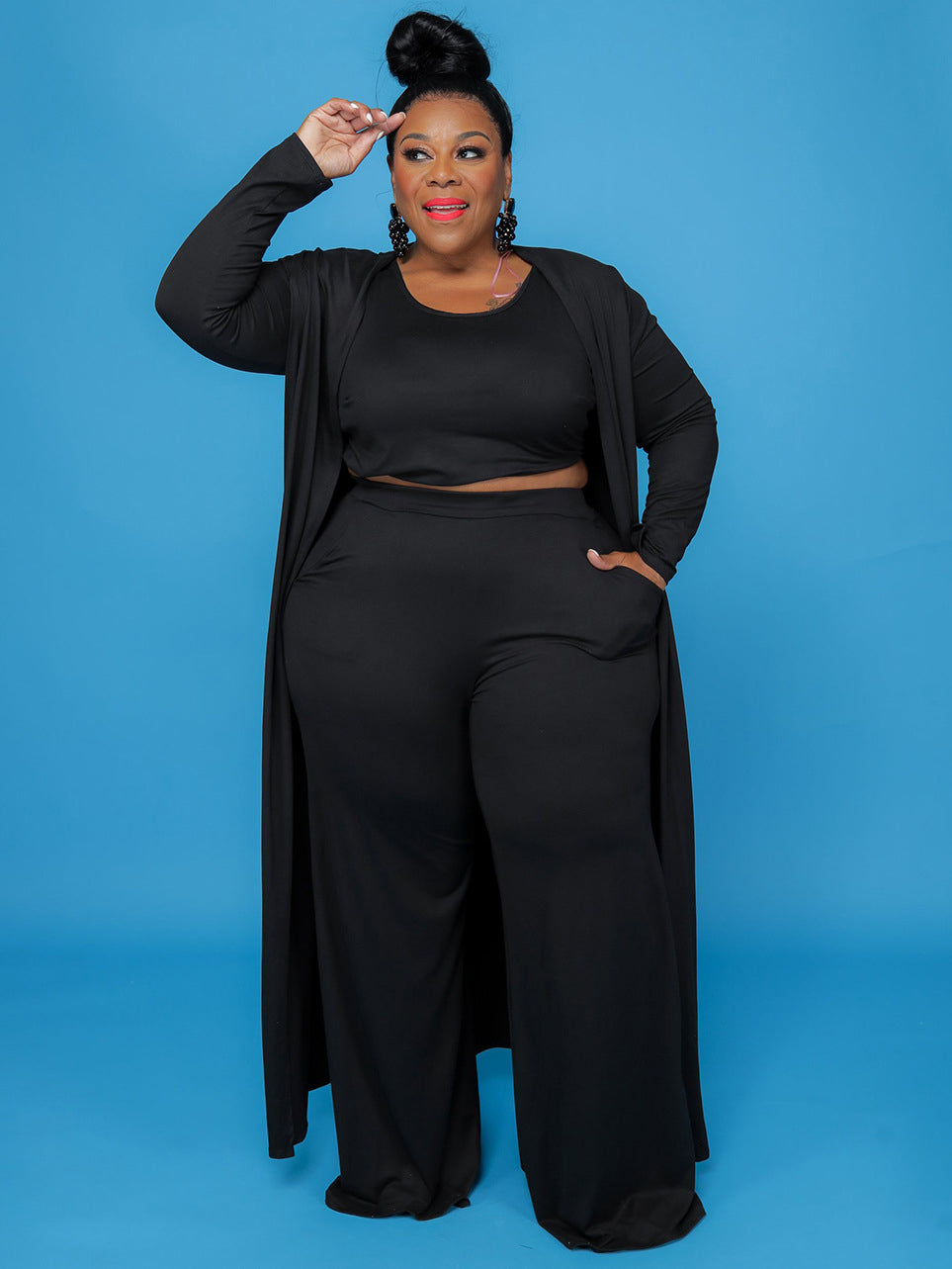Ensemble pantalon trois pièces Emma