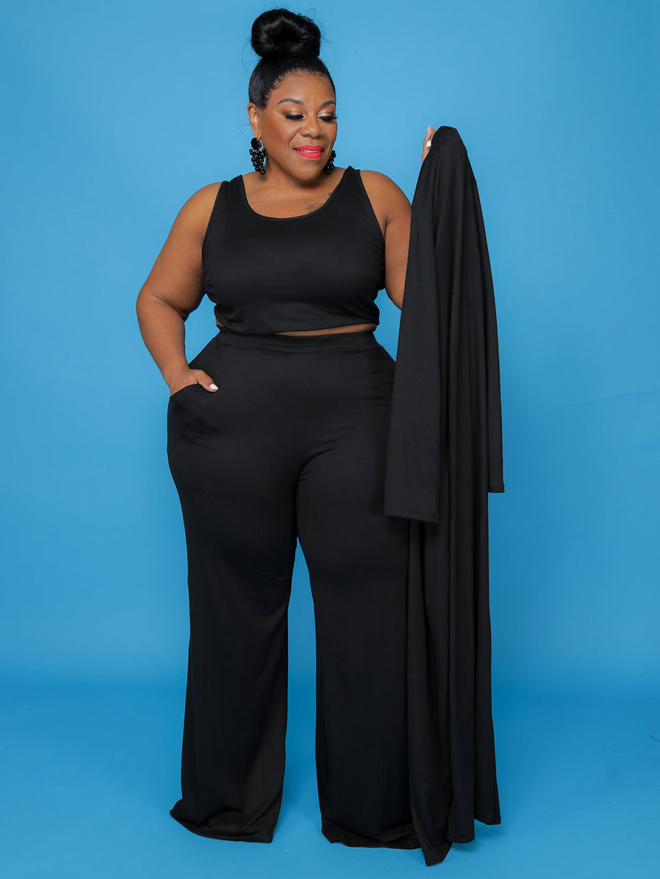 Ensemble pantalon trois pièces Emma