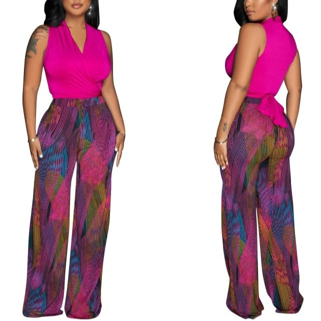 Conjunto de dos piezas de pantalón largo Stardust