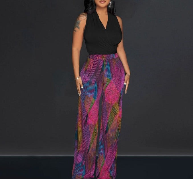Conjunto de dos piezas de pantalón largo Stardust