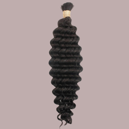 Deep Wave Bulk Human Hair Extensions