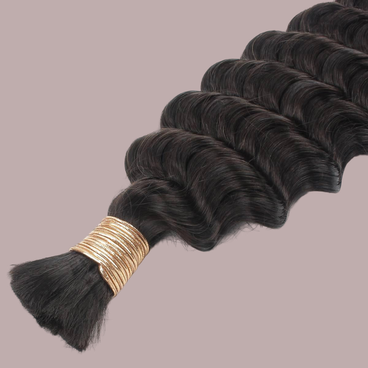 Deep Wave Bulk Human Hair Extensions
