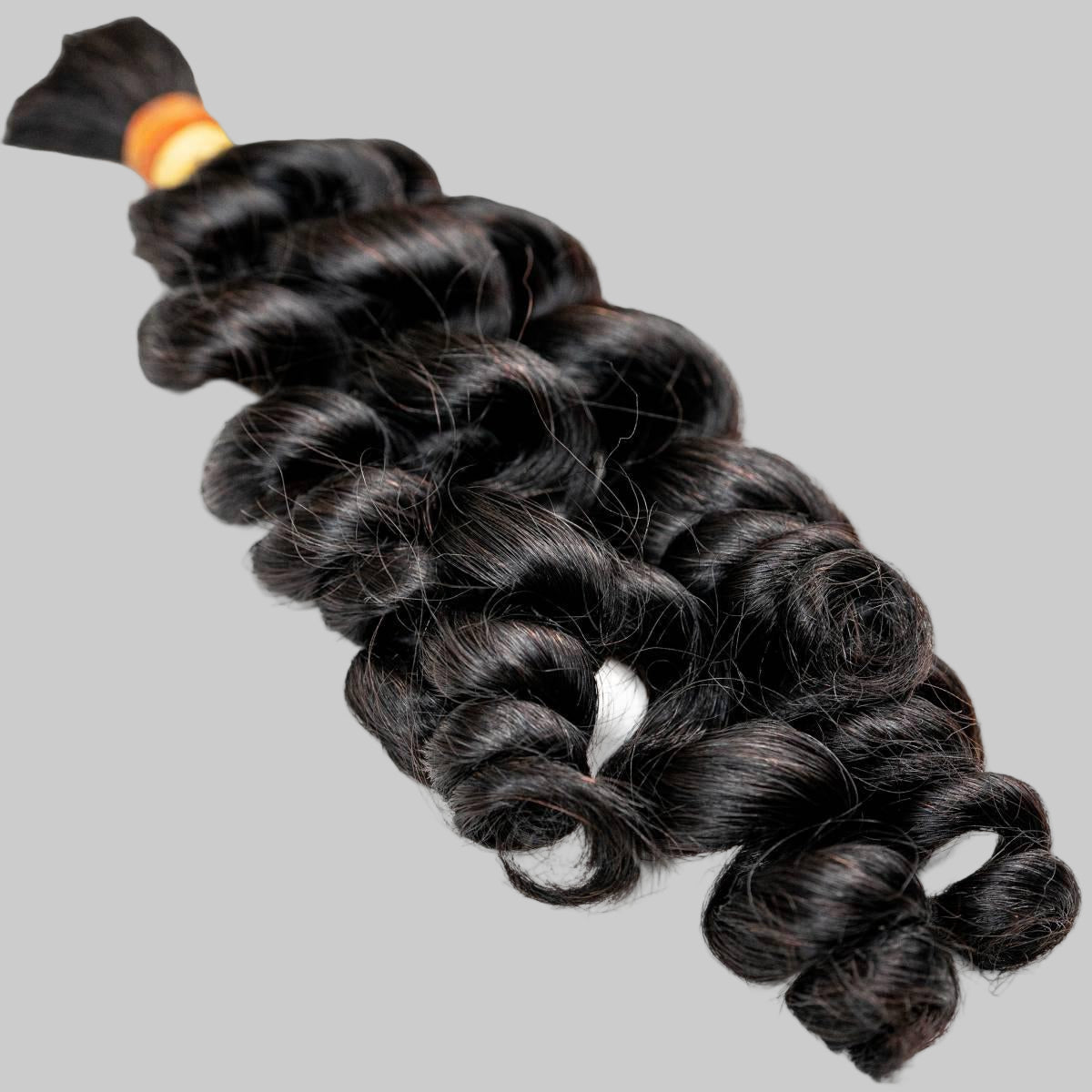 Raw Vietnamese Ripple Curly Bulk Human Hair Extensions