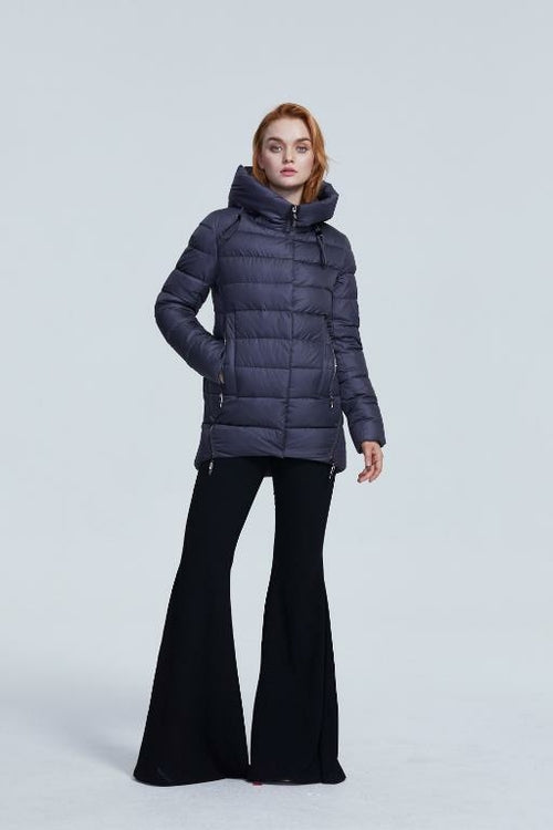 Women warm hooded winter coat women jacket casual parkas jacket.