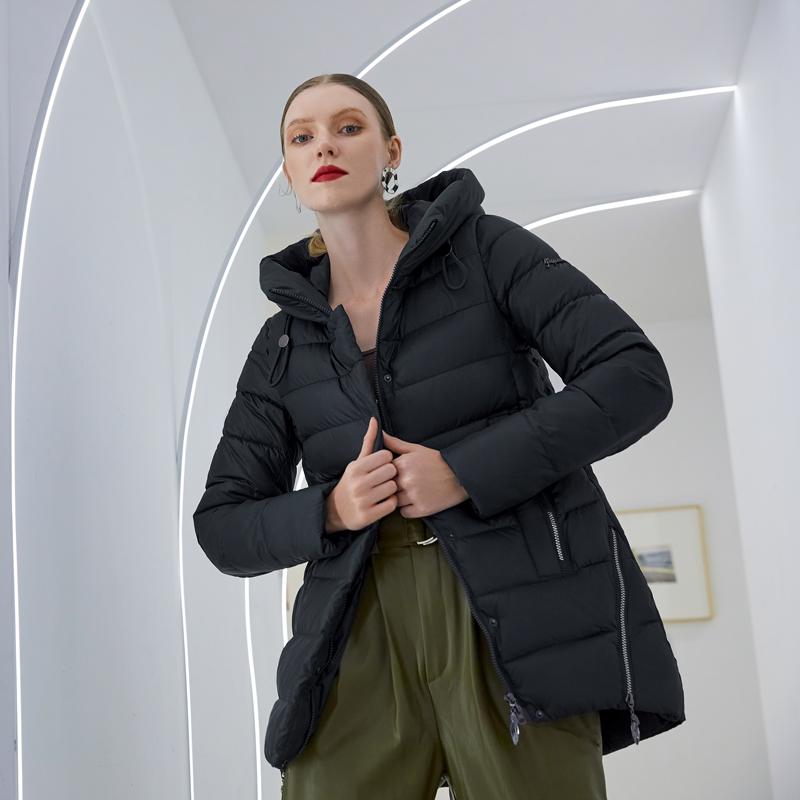 Women warm hooded winter coat women jacket casual parkas jacket.