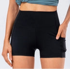 Sports Yoga Shorts With Pockets