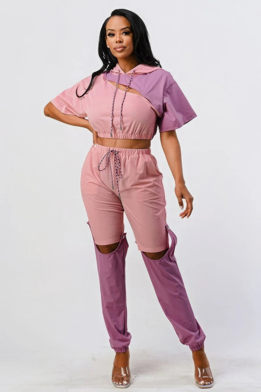 Conjunto transformable de dos piezas