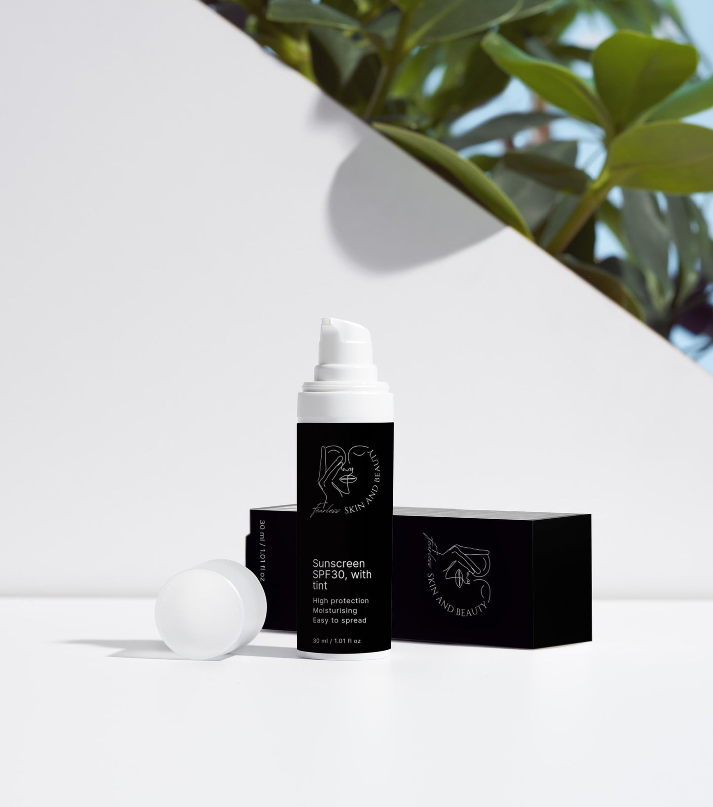 Sunscreen SPF30, with tint