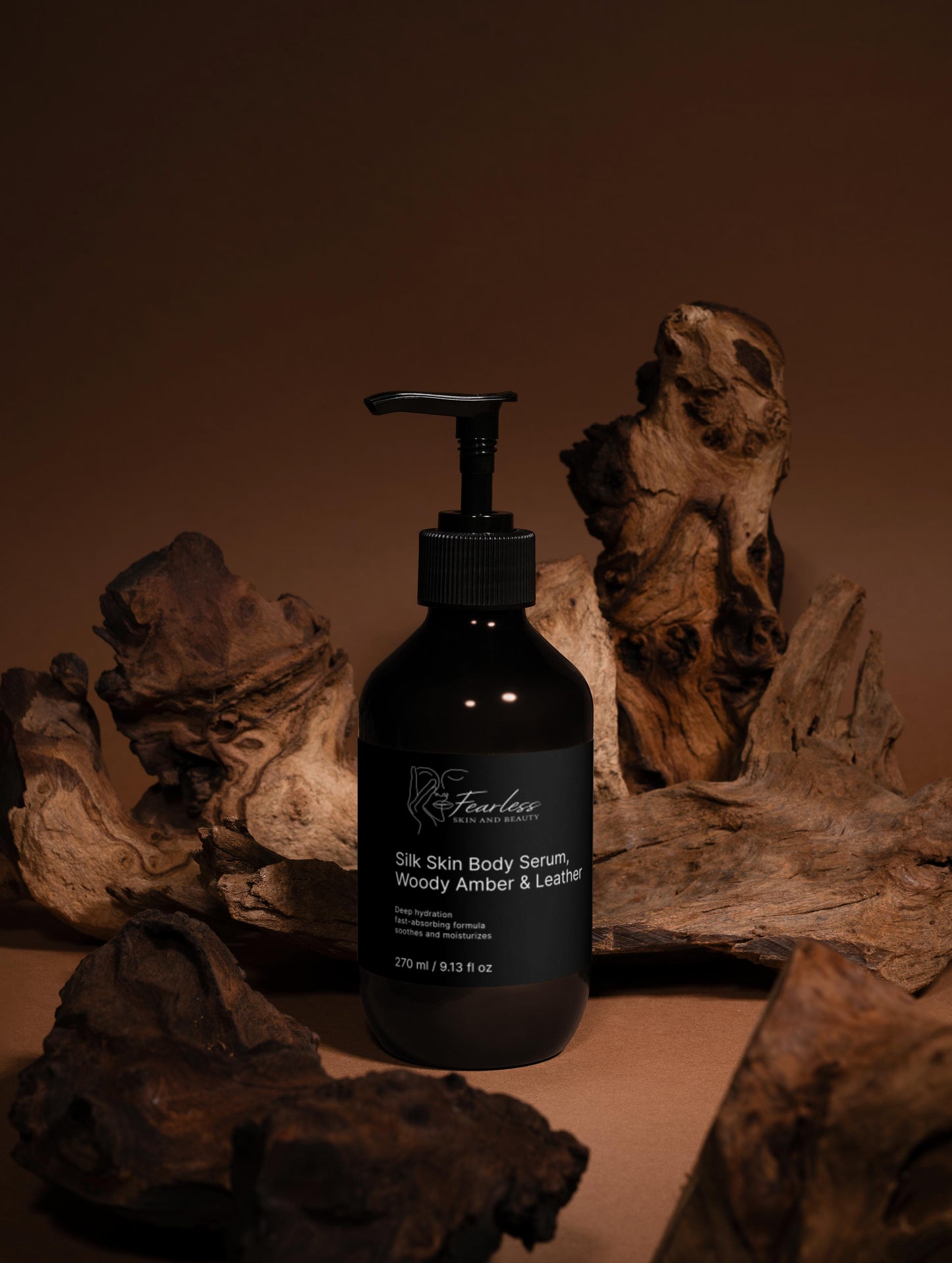 Silk Skin Body Serum, Woody Amber & Leather