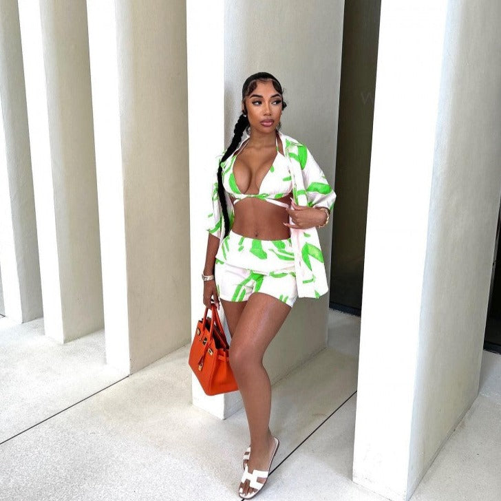 Beach Trouser Three-Piece Set