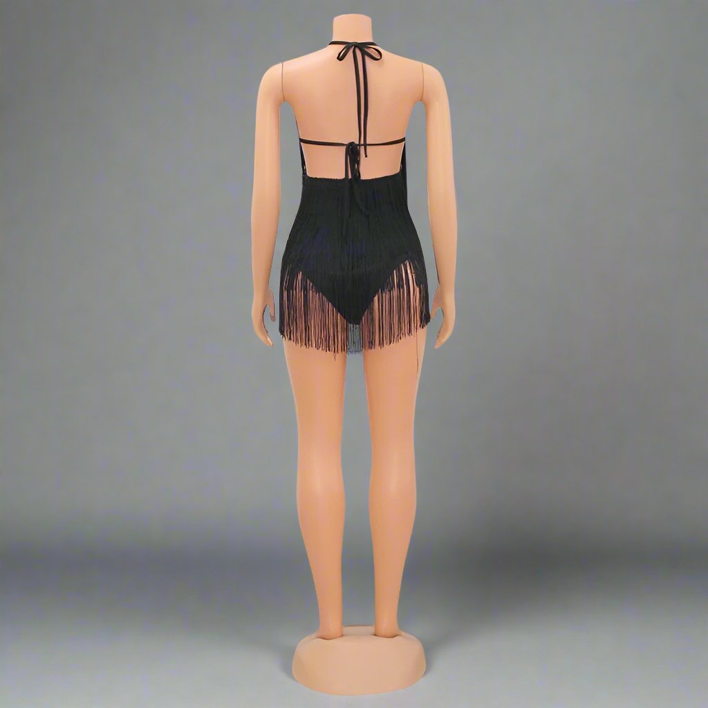 Traje de baño de una pieza para chica fiestera