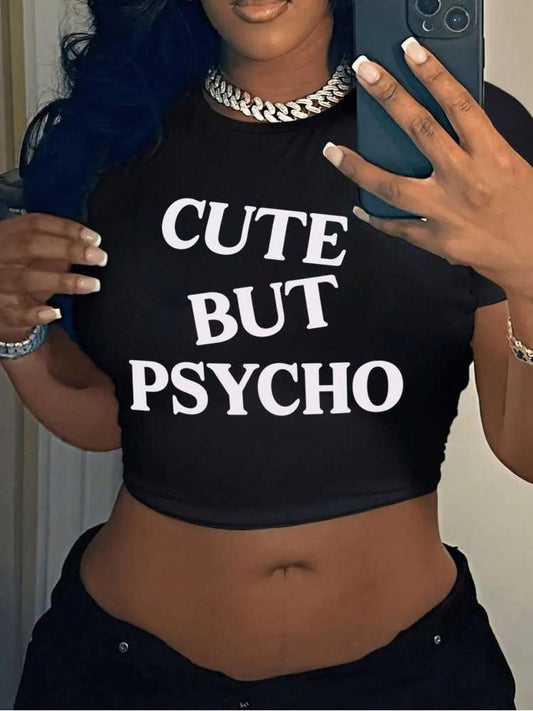 Camisetas cortas de Psycho girl