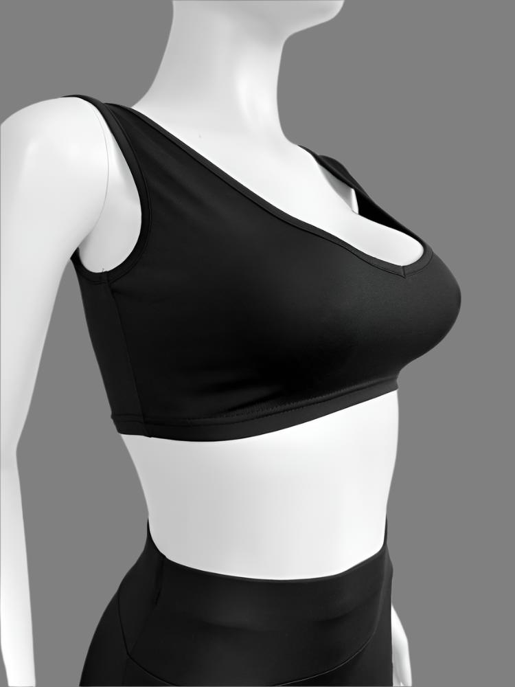 Zipper Cropped Flared Pant Tank 3 Piece Sets