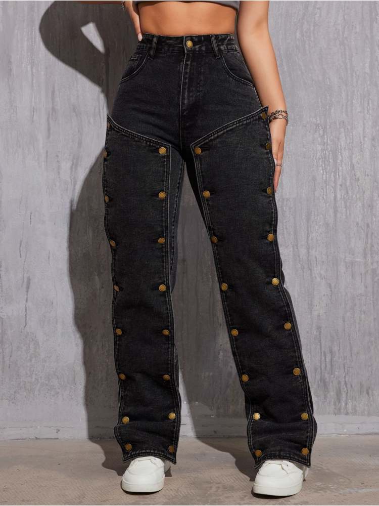 Bust Down distress Jean