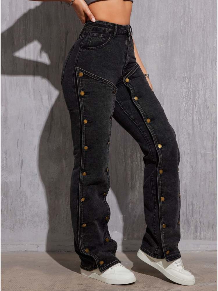 Bust Down distress Jean
