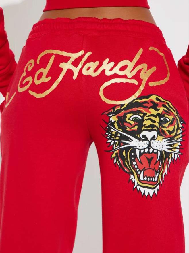 Tiger Roar Floral Printed Hoodies Pant Sets