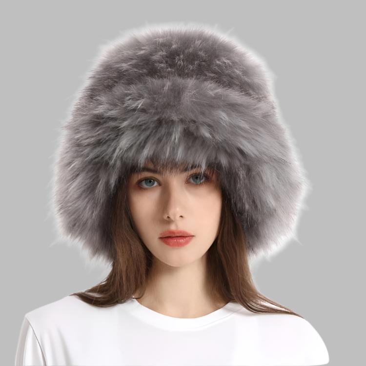Fluff Solid Color Fuzzy Bucket Hats