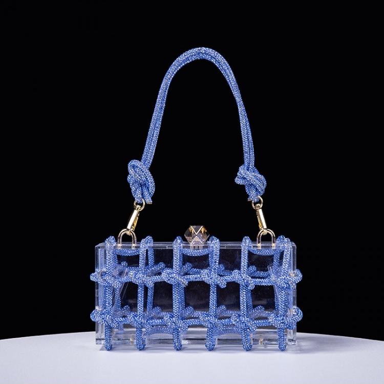 Chic Twist Transparent Acrylic Shoulder Bags