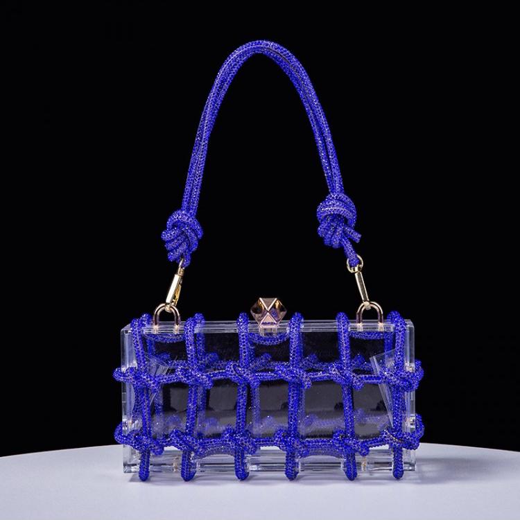 Chic Twist Transparent Acrylic Shoulder Bags