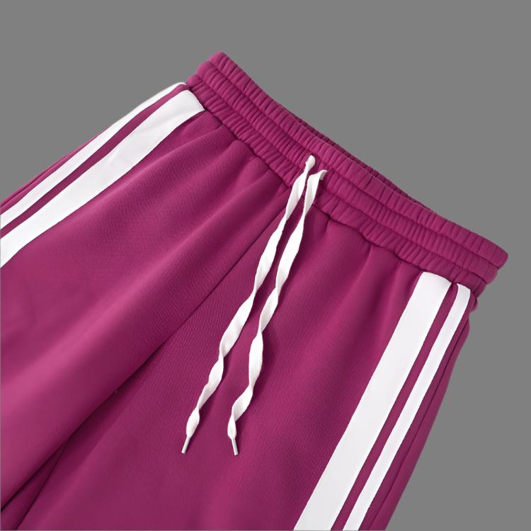 Split Hem Off Shoulder Line Pant Sets